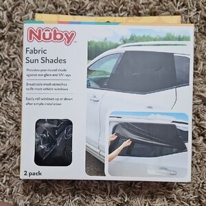 Nuby Fabric Sun Shades 2 Pack